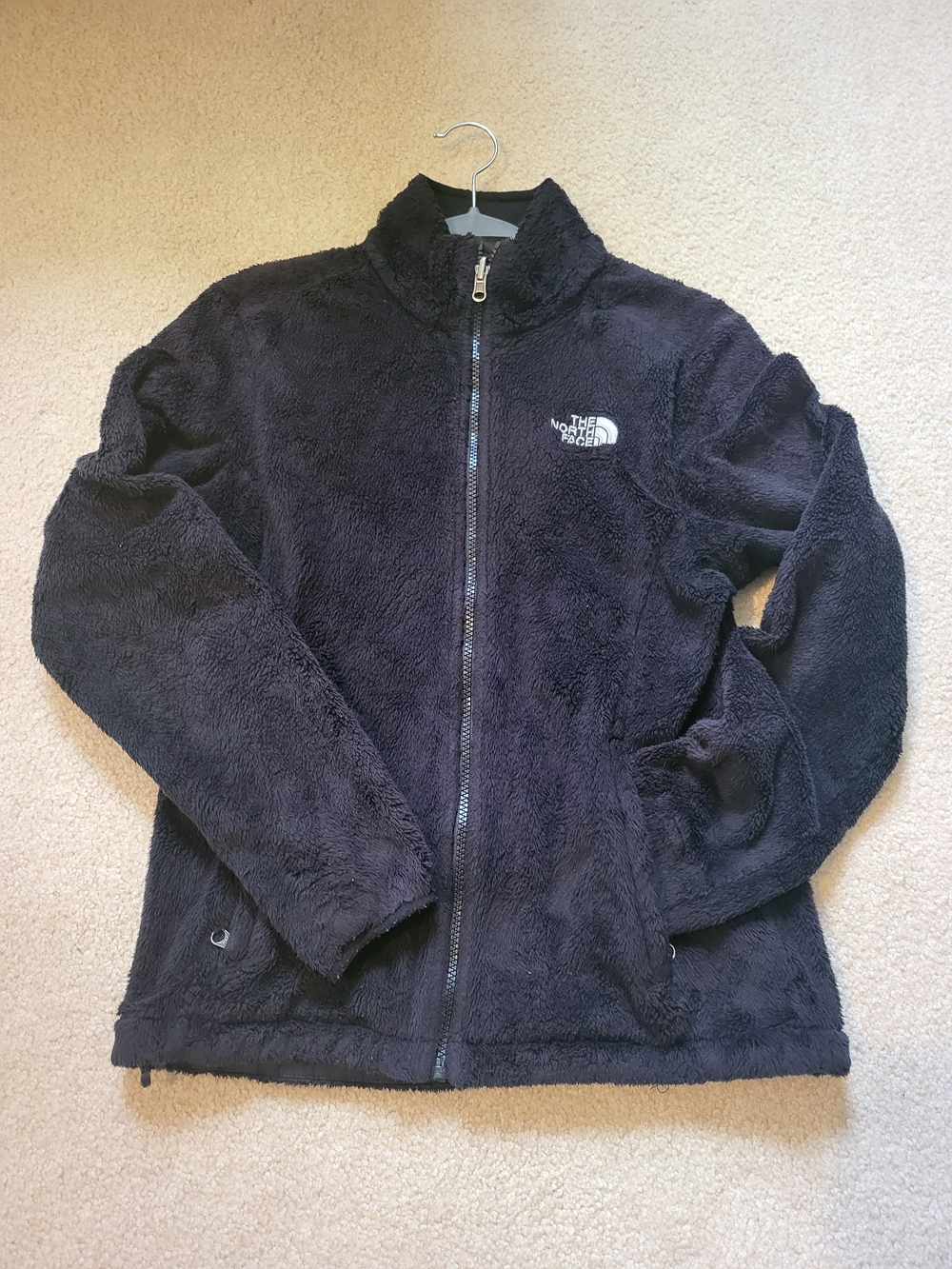 The North Face Black Plush Full-Zip Women's Teddy Jacket